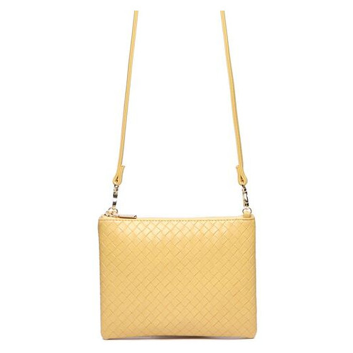 Жіноча сумка-клатч зі шкірозамінника Amelie Galanti A991503-01-yellow фото №4
