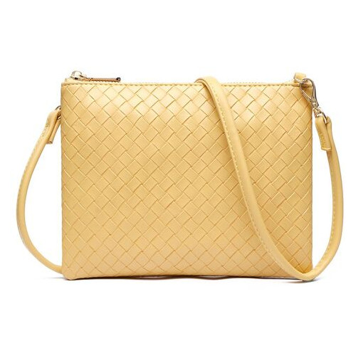Жіноча сумка-клатч зі шкірозамінника Amelie Galanti A991503-01-yellow фото №3
