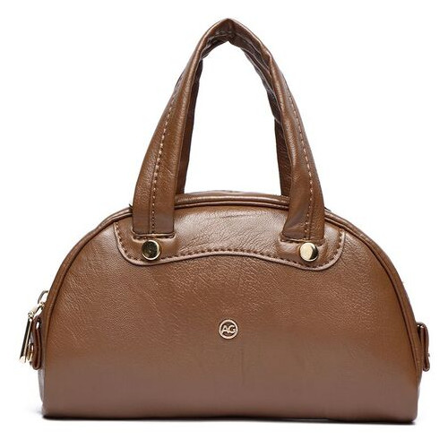 Жіноча сумка-клатч зі шкірозамінника Amelie Galanti A991762-brown фото №4