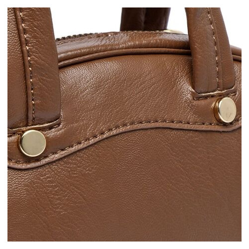 Жіноча сумка-клатч зі шкірозамінника Amelie Galanti A991762-brown фото №12