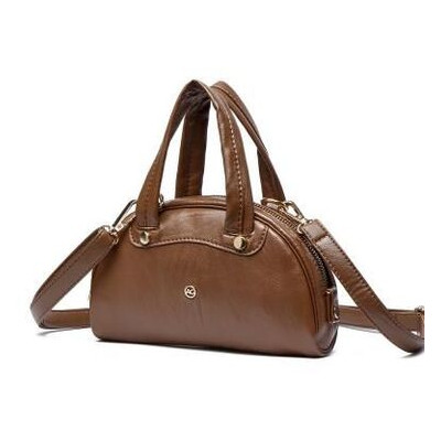 Жіноча сумка-клатч зі шкірозамінника Amelie Galanti A991762-brown фото №1