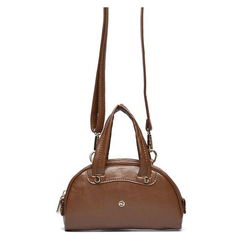 Жіноча сумка-клатч зі шкірозамінника Amelie Galanti A991762-brown фото №7