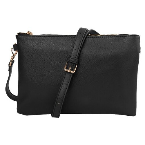 Жіноча сумка-клатч зі шкірозамінника Amelie Galanti A991705-black фото №3