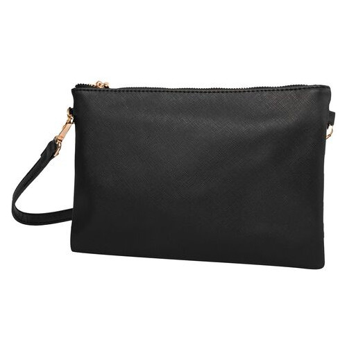 Жіноча сумка-клатч зі шкірозамінника Amelie Galanti A991705-black фото №2