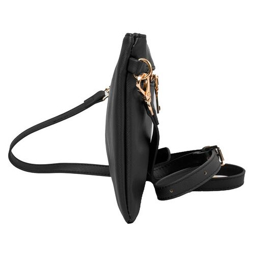 Жіноча сумка-клатч зі шкірозамінника Amelie Galanti A991705-black фото №5