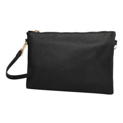 Жіноча сумка-клатч зі шкірозамінника Amelie Galanti A991705-black фото №1