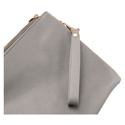 Жіноча сумка-клатч зі шкірозамінника Amelie Galanti A991705-grey фото №8