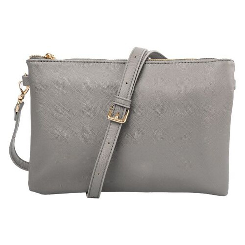 Жіноча сумка-клатч зі шкірозамінника Amelie Galanti A991705-grey фото №3