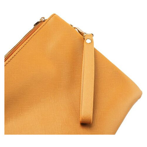 Жіноча сумка-клатч зі шкірозамінника Amelie Galanti A991705-yellow фото №8