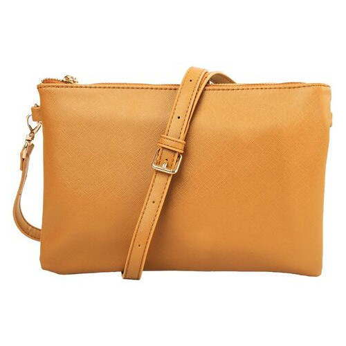 Жіноча сумка-клатч зі шкірозамінника Amelie Galanti A991705-yellow фото №3