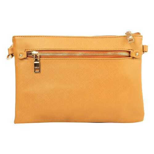 Жіноча сумка-клатч зі шкірозамінника Amelie Galanti A991705-yellow фото №4
