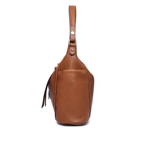 Жіноча сумка шкірозамінника Amelie GalantiI A991765-brown фото №3