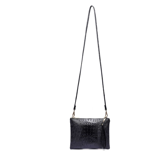 Жіноча сумка-клатч шкірозамінника Amelie GalantiI A991503-3-black фото №5