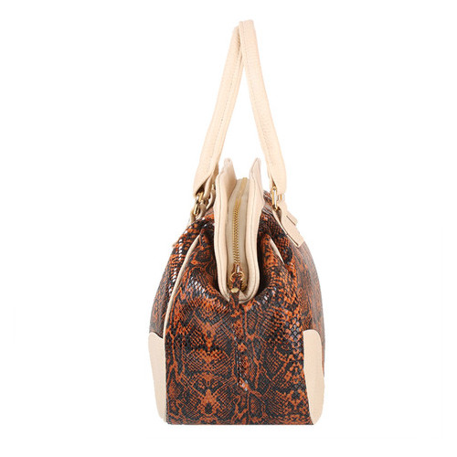 Женская сумка из качественного кожезаменителя Laskara LK-10246-anaconda фото №4