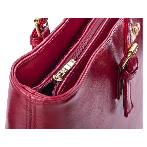 Жіноча шкіряна сумка Felice Luna Red фото №1