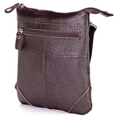 Сумка Shvigel Из натуральной кожи Коричневая (11014) фото №5