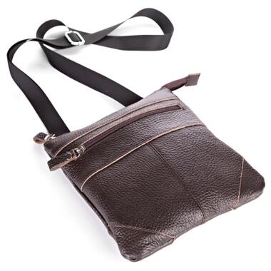 Сумка Shvigel Из натуральной кожи Коричневая (11014) фото №8