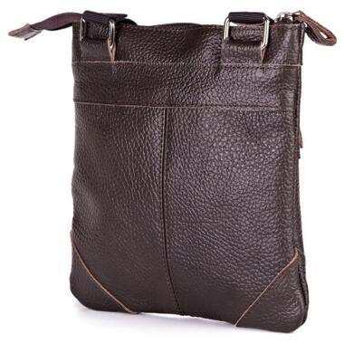 Сумка Shvigel Из натуральной кожи Коричневая (11014) фото №6