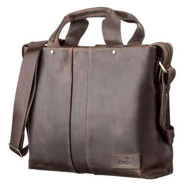 Сумка Shvigel Кожаная Коричневая (11115) фото №1