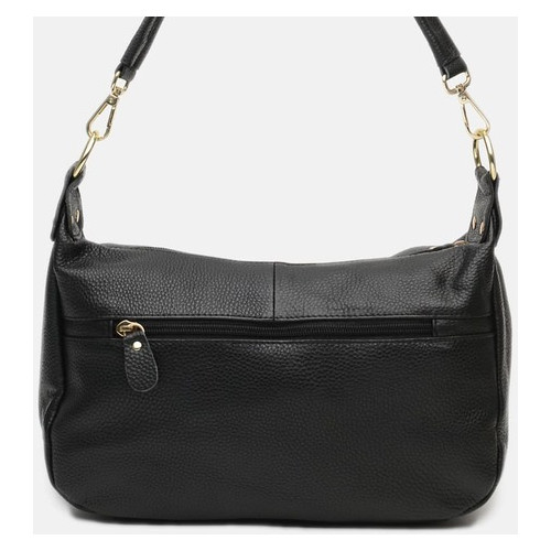 Жіноча шкіряна сумка Borsa Leather K1213-black фото №3