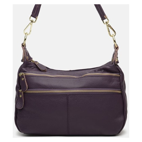 Жіноча шкіряна сумка Borsa Leather K1213-violet фото №2