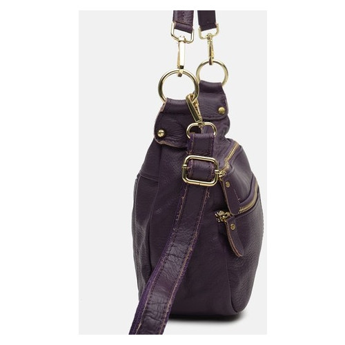 Жіноча шкіряна сумка Borsa Leather K1213-violet фото №4