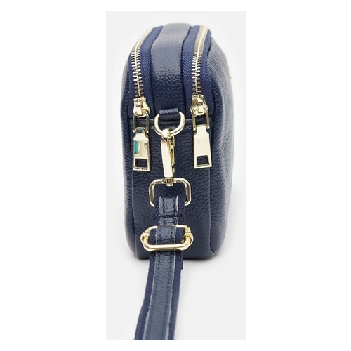 Жіноча шкіряна сумка Borsa Leather K11906n-blue фото №4