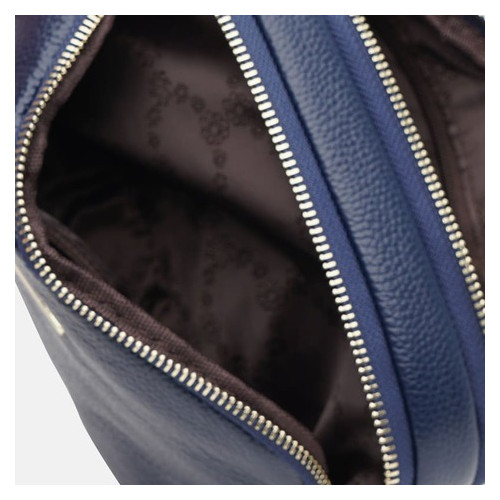 Жіноча шкіряна сумка Borsa Leather K11906n-blue фото №5