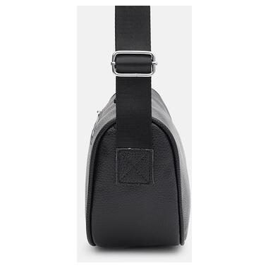 Жіноча шкіряна сумка Borsa Leather K120172bl-black фото №4