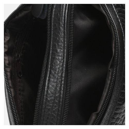 Жіноча шкіряна сумка Keizer k1028-black фото №5