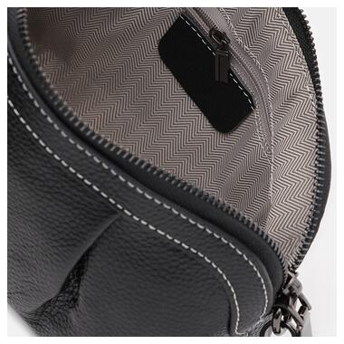 Жіноча шкіряна сумка Keizer K16688bl-black фото №5