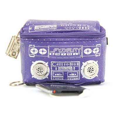 Міні-сумка з динаміками Le Boom Box, фіолетова фото №1