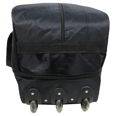 Мала колісна дорожня сумка 54L TrolleyGo чорна фото №10