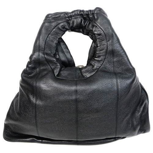 Жіноча шкіряна сумка Giorgio Ferretti чорна фото №5