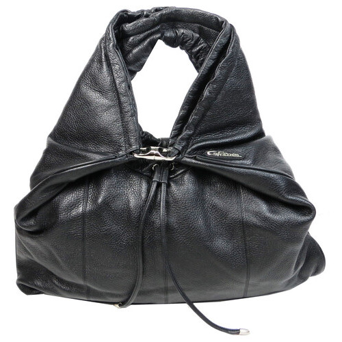 Жіноча шкіряна сумка Giorgio Ferretti чорна фото №2