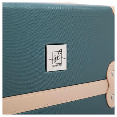 Бьюти-кейс Semi Line 10L Green-Navy (T5838-1) фото №6