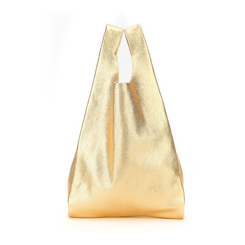 Шкіряна сумка Poolparty Tote Золотий (leather-tote-gold) фото №1