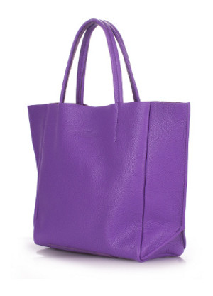 Шкіряна сумка POOLPARTY Soho (poolparty-soho-violet) фото №2