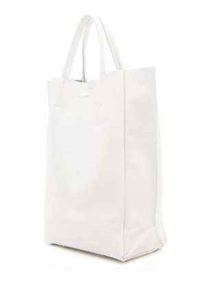 Шкіряна сумка POOLPARTY BigSoho (poolparty-bigsoho-white) фото №2