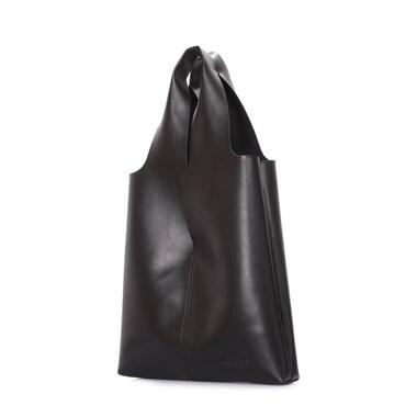 Жіноча шкіряна сумка POOLPARTY Amore чорна (amore-leather-black) фото №2