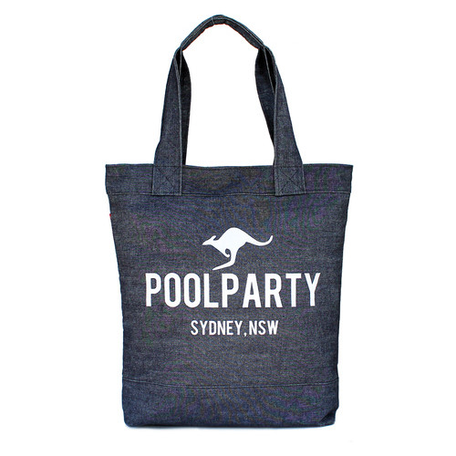 Сумка Poolparty Kangaroo Sydney коттоновая (pool1-jeans) фото №1