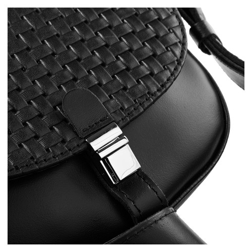 Жіноча шкіряна сумка-клатч Eterno AN-064-black фото №5