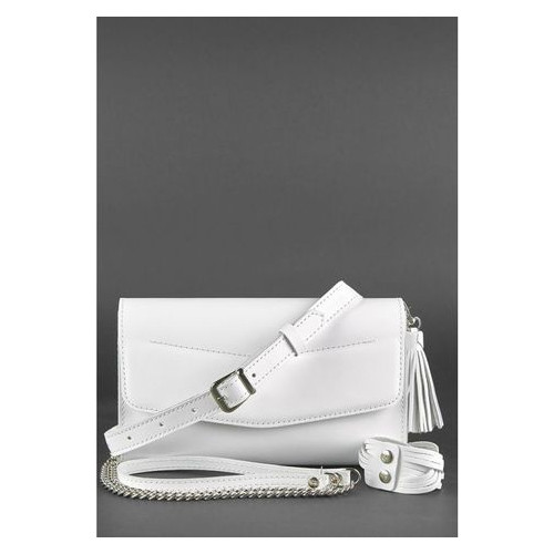 Біла шкіряна сумка Еліс Blank Note BN-BAG-7-light фото №6