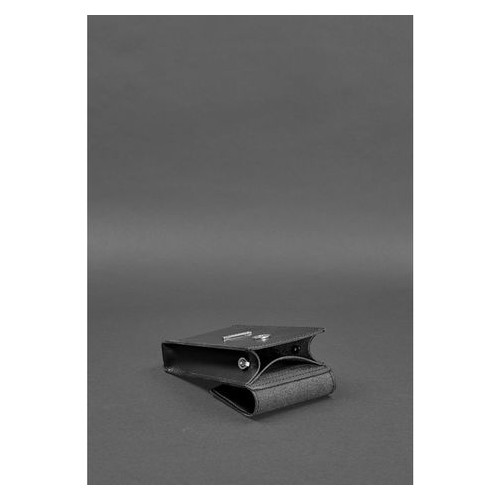 Вертикальна жіноча шкіряна сумка Mini чорна поясна/кроссбоді Blank Note BN-BAG-38-1-g фото №5