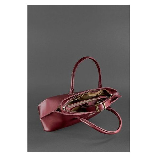 Жіноча шкіряна сумка Midi бордова Blank Note BN-BAG-24-vin фото №7