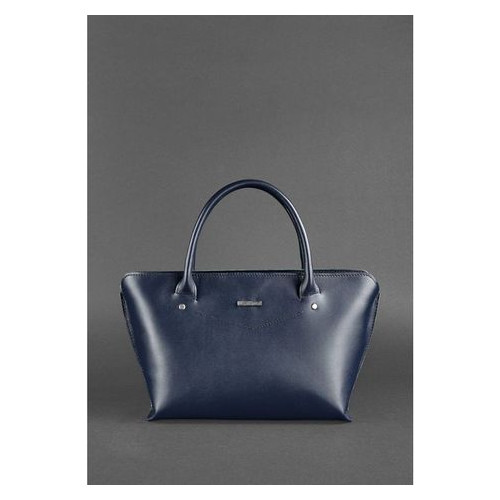 Жіноча шкіряна сумка Midi темно-синя Blank Note BN-BAG-24-navy-blue фото №2