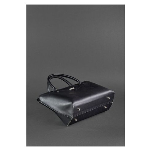 Жіноча шкіряна сумка Midi чорна Blank Note BN-BAG-24-g фото №5