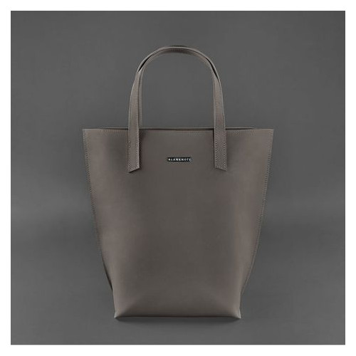Шкіряна сумка жіноча шоппер DD темно-бежева Blank Note BN-BAG-17-beige фото №10
