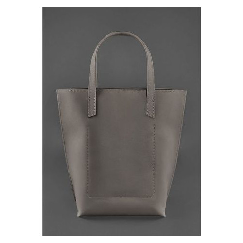 Шкіряна сумка жіноча шоппер DD темно-бежева Blank Note BN-BAG-17-beige фото №4