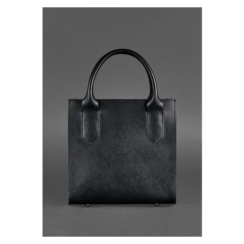 Шкіряна жіноча сумка-кроссбоді чорна Blackwood Blank Note BN-BAG-28-bw фото №7